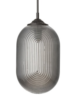 Luces Exclusivas ARJONA Pendant 1xE27 LED smoke grey/black LE41880 - product 2