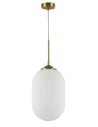Luces Exclusivas ARJONA Pendant 1xE27 LED white/brass LE41881