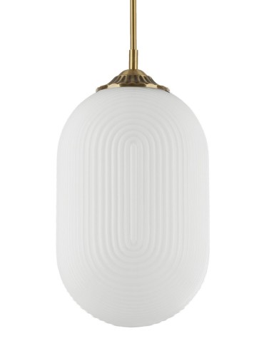 Luces Exclusivas ARJONA Wisząca 1xE27 LED biały/mosiądz LE41881 - produkt 2