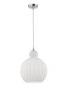 Luces Exclusivas AVILES Wisząca 1xE27 LED opal/chrom LE41885
