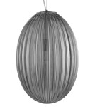 Pendant lamps - Luces Exclusivas AYAPEL Pendant 1xE27 LED smoke grey/chrome LE41887 - product 2