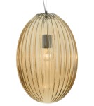 Pendant lamps - Luces Exclusivas AYAPEL Pendant 1xE27 LED champagne/chrome LE41888 - product 2