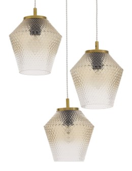 Luces Exclusivas BERRIO Wisząca 3xE27 LED mosiądz/koniakowy LE41898 - produkt 2