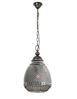 Luces Exclusivas BOGOTA Wisząca 1xE27 LED szary LE41901