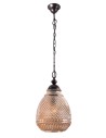 Luces Exclusivas BOGOTA Pendant 1xE27 LED amber/dark brown LE41902