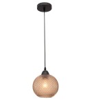 Pendant lamps - Luces Exclusivas BUENOS Pendant 1xE27 LED brass/black LE41912 - product 1