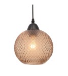 Pendant lamps - Luces Exclusivas BUENOS Pendant 1xE27 LED brass/black LE41912 - product 2