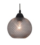 Pendant lamps - Luces Exclusivas BUENOS Pendant 1xE27 LED grey/black LE41915 - product 2
