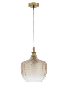 Luces Exclusivas BURGOS Pendant 1xE27 LED champagne/brass LE41916