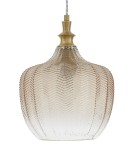Pendant lamps - Luces Exclusivas BURGOS Pendant 1xE27 LED champagne/brass LE41916 - product 2