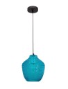 Luces Exclusivas CALAMA Pendant 1xE27 LED blue/black LE41922