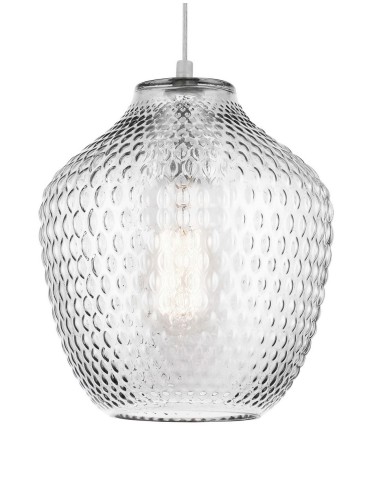 Luces Exclusivas CALAMA Pendant 1xE27 LED transparent/chrome LE41923 - product 2