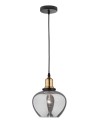 Luces Exclusivas CALDAS Pendant 1xE27 LED black/smoke LE41925