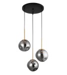Pendant lamps - Luces Exclusivas CALERA Pendant 1xE27 LED gold/chrome LE41929 - product 1