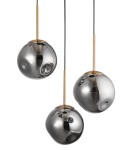 Pendant lamps - Luces Exclusivas CALERA Pendant 1xE27 LED gold/chrome LE41929 - product 2