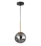 Pendant lamps - Luces Exclusivas CALERA Pendant 1xE27 LED gold/chrome LE41930 - product 1