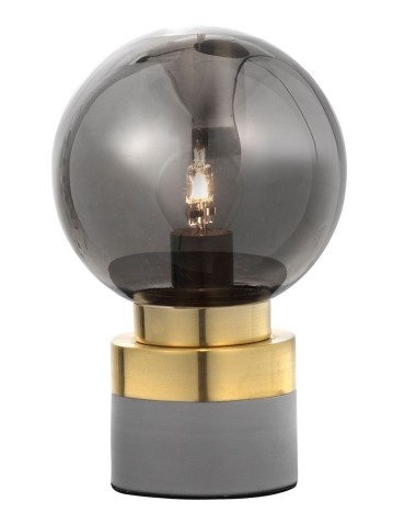 Luces Exclusivas PLATA Table 1xE14 LED grey/chrome LE41931