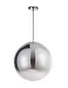 Luces Exclusivas CALETA Pendant 1xE27 LED smoke/chrome LE41934