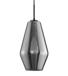 Pendant lamps - Luces Exclusivas CANETE Pendant 1xE27 LED black/chrome LE41938 - product 2