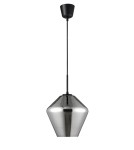 Pendant lamps - Luces Exclusivas CANETE Pendant 1xE27 LED black/chrome LE41939 - product 1