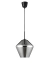 Luces Exclusivas CANETE Pendant 1xE27 LED black/chrome LE41939