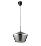 Pendant lamps - Luces Exclusivas CANETE Pendant 1xE27 LED black/chrome LE41940 - product 1