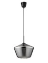 Luces Exclusivas CANETE Pendant 1xE27 LED black/chrome LE41940