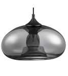 Pendant lamps - Luces Exclusivas CANTOS Pendant 1xE27 LED black/chrome LE41941 - product 2