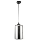 Pendant lamps - Luces Exclusivas CANTOS Pendant 1xE27 LED black/chrome LE41942 - product 1