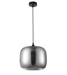 Pendant lamps - Luces Exclusivas CANTOS Pendant 1xE27 LED black/chrome LE41943 - product 1