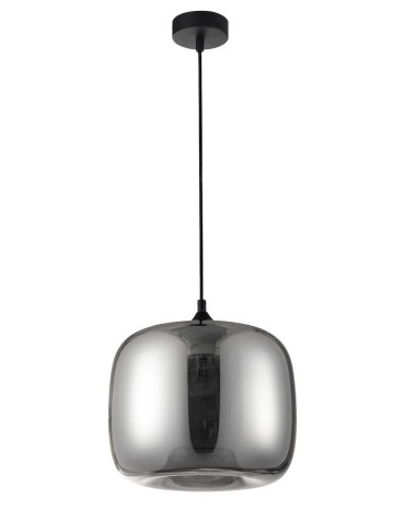 Luces Exclusivas CANTOS Pendant 1xE27 LED black/chrome LE41943