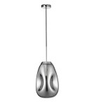 Pendant lamps - Luces Exclusivas CARMEN Pendant 1xE27 LED chrome LE41948 - product 1