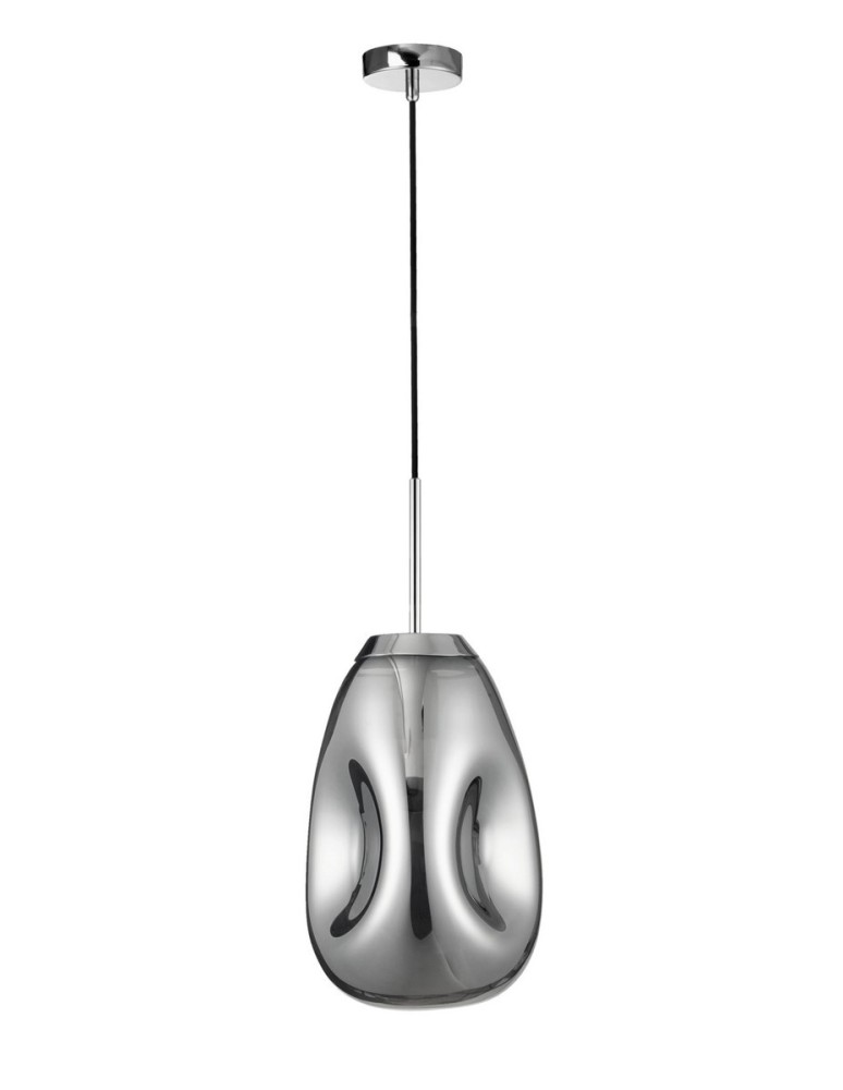 Pendant lamps - Luces Exclusivas CARMEN Pendant 1xE27 LED chrome LE41948 - product kolory-swiatla.pl 1