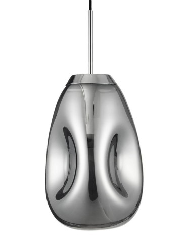 Luces Exclusivas CARMEN Pendant 1xE27 LED chrome LE41948 - product 2