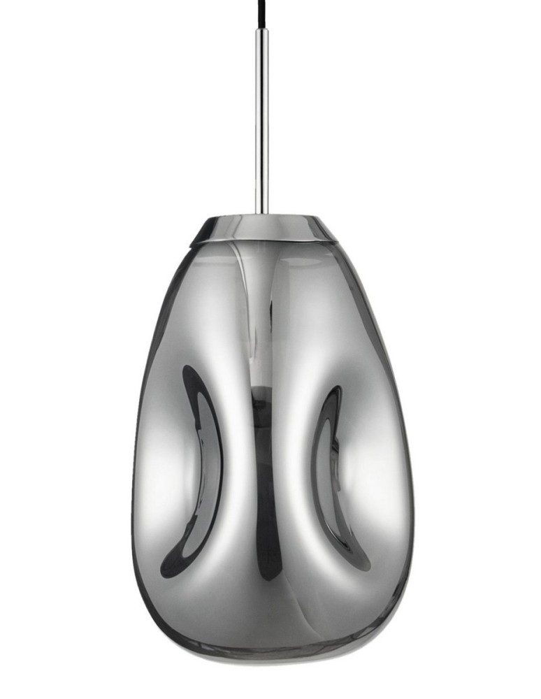 Pendant lamps - Luces Exclusivas CARMEN Pendant 1xE27 LED chrome LE41948 - product kolory-swiatla.pl 2