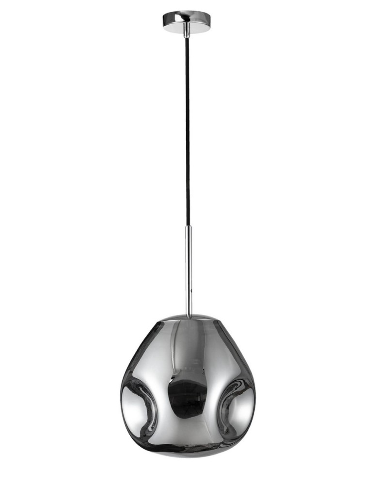 Pendant lamps - Luces Exclusivas CARMEN Pendant 1xE27 LED chrome LE41949 - product kolory-swiatla.pl 1