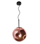 Pendant lamps - Luces Exclusivas CARORA Pendant 1xE27 LED black/copper LE41956 - product 1