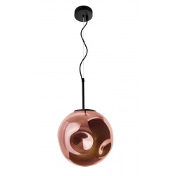 Luces Exclusivas CARORA Wisząca 1xE27 LED czarny/miedziany LE41956
