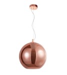Pendant lamps spheres - Luces Exclusivas CASTRO Pendant 1xE27 LED copper LE41959 - product 1