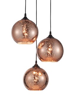 Luces Exclusivas CEPEDA Wisząca 3xE27 LED miedziany LE41963 - produkt 2