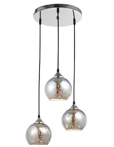 Luces Exclusivas CERETE Pendant 3xE27 LED chrome LE41964