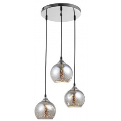 Luces Exclusivas CERETE Wisząca 3xE27 LED chrom LE41964