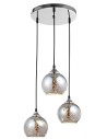 Luces Exclusivas CERETE Wisząca 3xE27 LED chrom LE41964