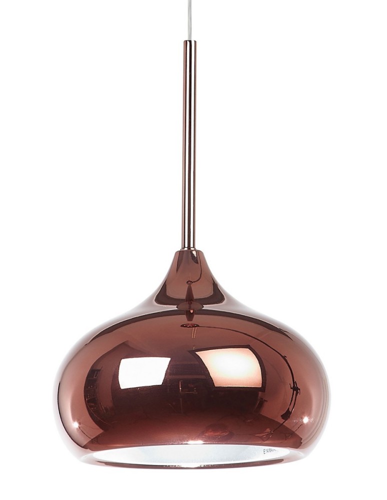 Lampy wiszące - Luces Exclusivas CHACAO Wisząca 1xE27 LED czerwone złoto LE41965 - produkt kolory-swiatla.pl 2