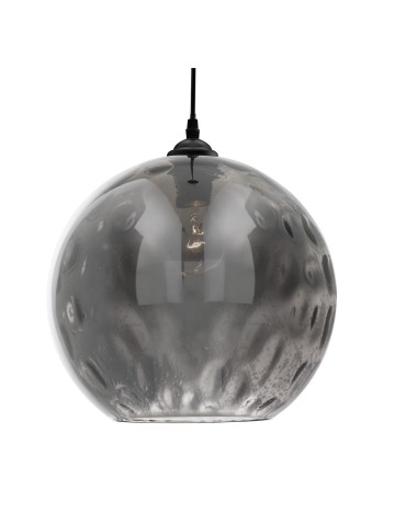 Luces Exclusivas CIUDAD Pendant 1xE27 LED black/smoke LE41969 - product 2