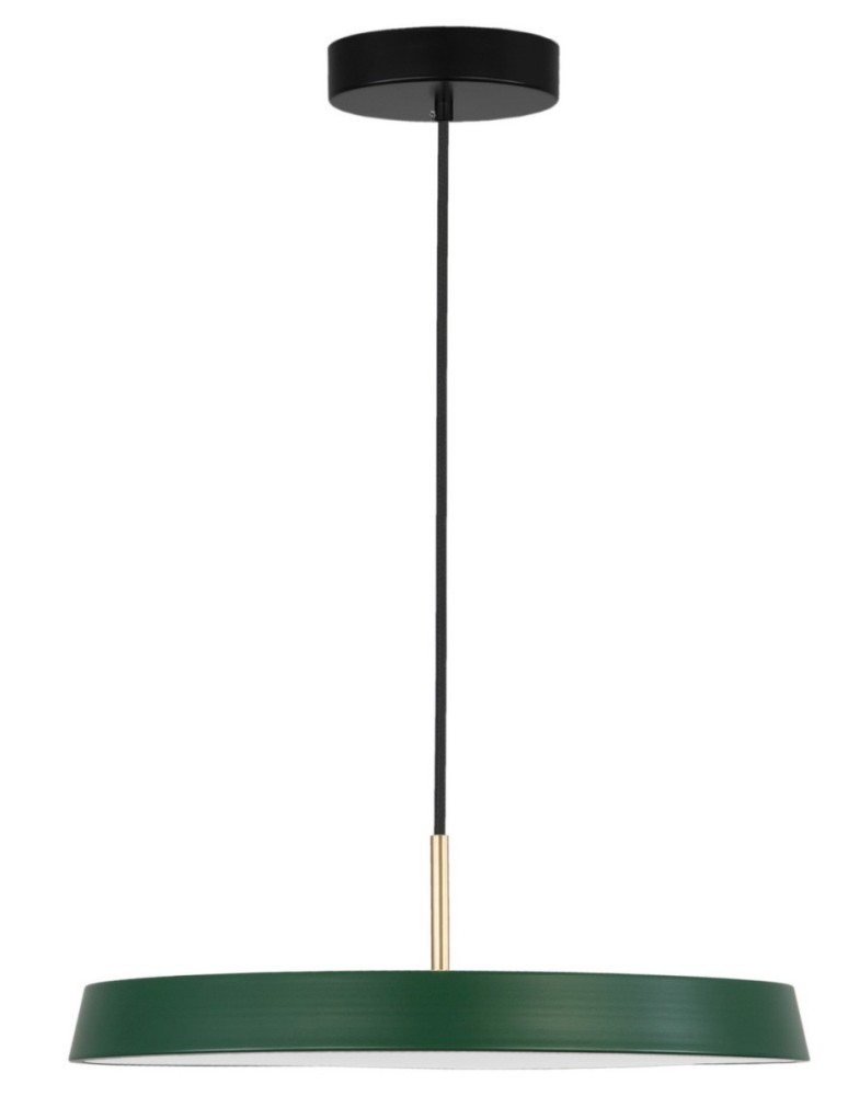 LED pendant lamps - Luces Exclusivas CORUNA Pendant LED 41W 2693lm 3000K green mat LE41975. - product kolory-swiatla.pl 1