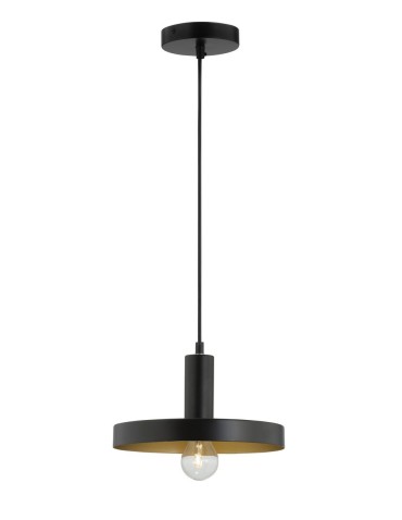 Luces Exclusivas CUENCA Pendant 1xE27 LED black/gold LE41982