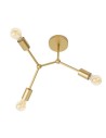 Luces Exclusivas CUMANA Ceiling 3xE27 LED brass LE41986