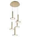 Luces Exclusivas ESQUEL Pendant LED 53W 1967lm 3000K gold LE41992