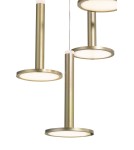 LED pendant lamps - Luces Exclusivas ESQUEL Pendant LED 53W 1967lm 3000K gold LE41992 - product 2